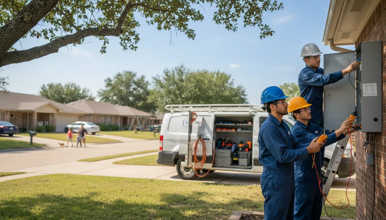 Certified electrician providing emergency electrical services in Wingate, MD